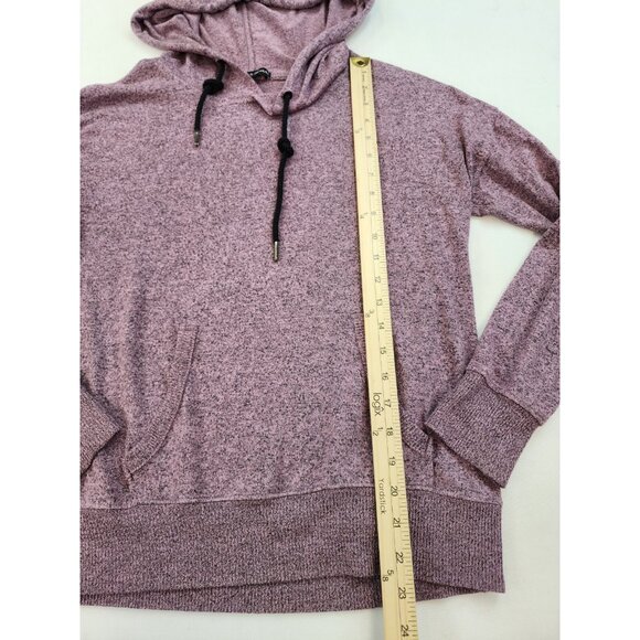 Harlowe & Graham Brushed Fleece Hoodie Sweatshirt Women's Size S Pink Pullover - Picture 2 of 9